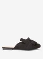 Dorothy Perkins Wide Fit Black 'lux' Mules