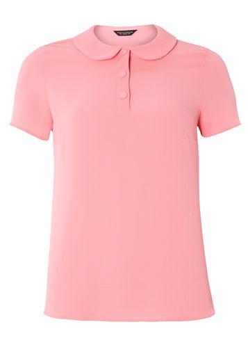 Dorothy Perkins Pink Peter Pan Collar Tee