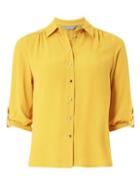 Dorothy Perkins Petite Yellow Roll Sleeve Shirt