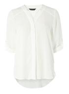 Dorothy Perkins Ivory Roll Sleeve Shirt