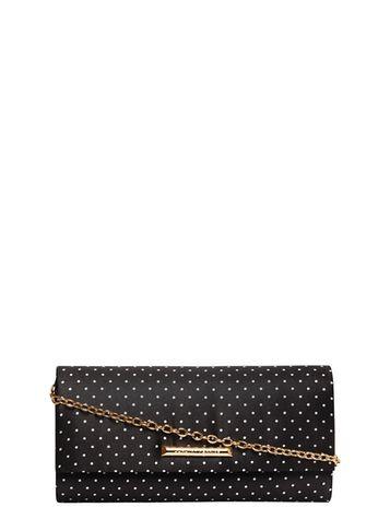 Dorothy Perkins Black Polka Dot Clutch