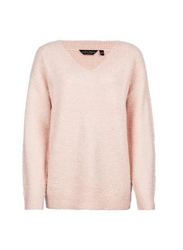 Dorothy Perkins Blush Boucle V-neck Jumper