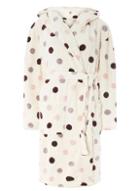 Dorothy Perkins Cream Spot Print Ripple Dressing Gown