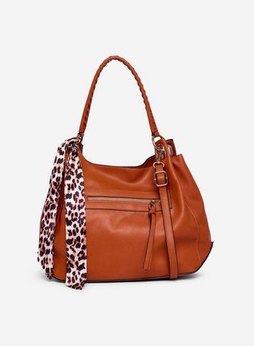 Dorothy Perkins Tan Scarf Hobo Bag