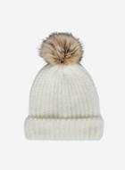 Dorothy Perkins Cream Knitted Pom Hat