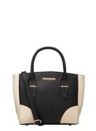 Dorothy Perkins Black And Bone Mini Panel Tote Bag