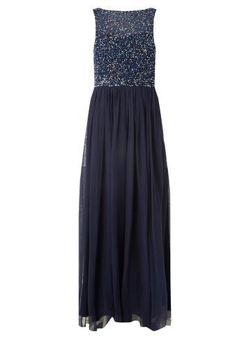 Dorothy Perkins *showcase Navy 'harper' Maxi Dress