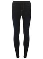Dorothy Perkins *tall Blue And Black Eden Jeggings