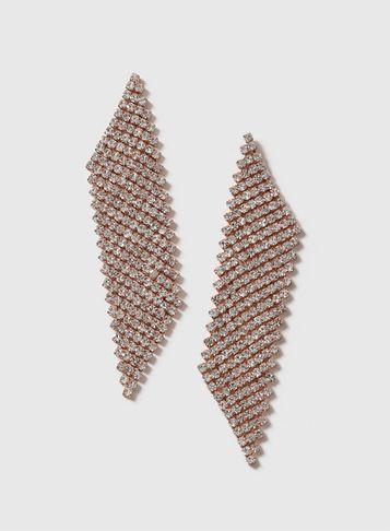 Dorothy Perkins Rose Gold Drape Earrings