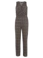 Dorothy Perkins Spot V-neck Wrap Jumpsuit