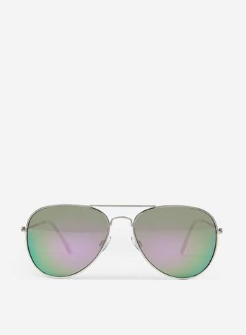 Dorothy Perkins Grey Aviator Sunglasses