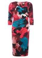 Dorothy Perkins *lily & Franc Floral Manipulated Bodycon Dress
