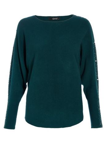 Dorothy Perkins *quiz Embellished Batwing Jumper