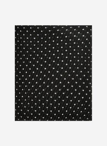 Dorothy Perkins Black Spot Print Plisse Scarf