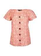 Dorothy Perkins Orange Animal Print Top