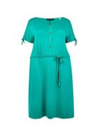 Dorothy Perkins *dp Curve Jade Green Button Midi Dress