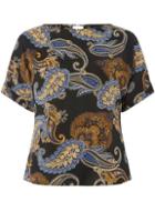 Dorothy Perkins Cobalt Paisley T-shirt