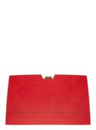 Dorothy Perkins Red Metal Frame Clutch Bag
