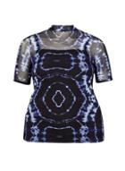 Dorothy Perkins *dp Curve Multi Colour Tie Dye Print Mesh Top