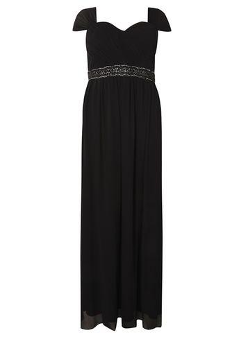 Dorothy Perkins *showcase Curve 'casey' Black Maxi Dress