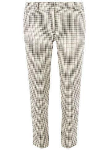 Dorothy Perkins Multi Coloured Check Ankle Grazer Trousers