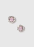 Dorothy Perkins Pink Crystal Stud Earrings