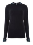 Dorothy Perkins *tall Navy Sequin Jumper