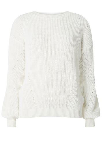 Dorothy Perkins Ivory Stitch Detail Jumper