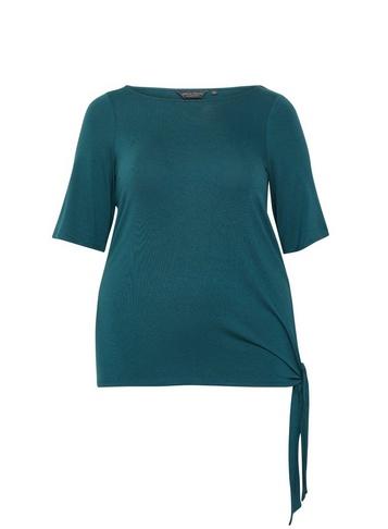 Dorothy Perkins *dp Curve Khaki Tie Side Top