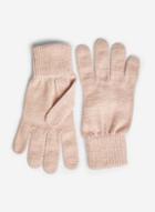 Dorothy Perkins Pink Glitter Knit Gloves