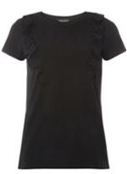Dorothy Perkins Black Ruffle Lace T-shirt