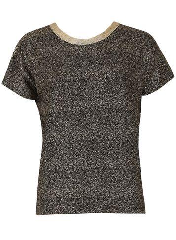 Dorothy Perkins *tenki Gold Shiny Blouse Top