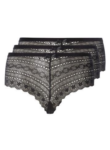 Dorothy Perkins *black French Knickers