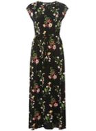 Dorothy Perkins Black Floral Jersey Maxi Dress