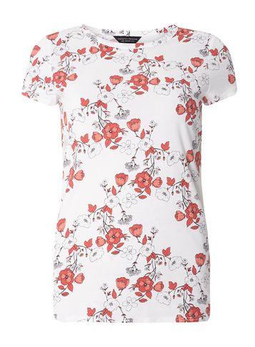 Dorothy Perkins Ivory Poppy Print T-shirt