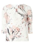 Dorothy Perkins *billie & Blossom Ivory Floral Trim Top