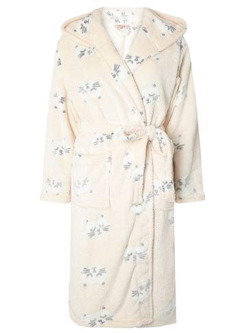 Dorothy Perkins Pale Pink Cat Face Dressing Gown