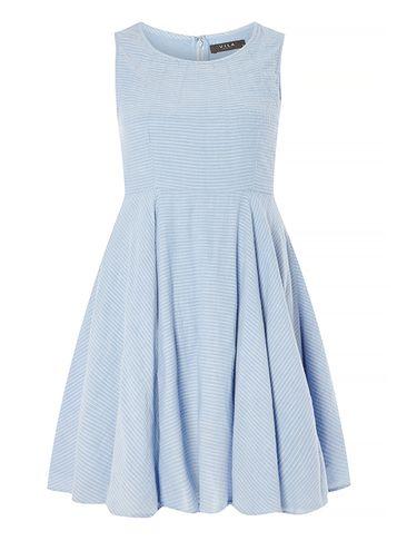Dorothy Perkins *vila Stripe Denim Dress