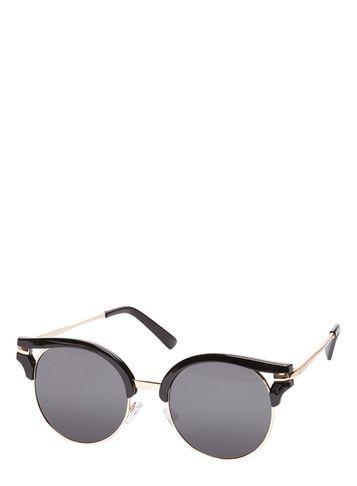 Dorothy Perkins Black Round Clark Sunglasses