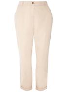 Dorothy Perkins Dp Curve Stone Chino Trousers