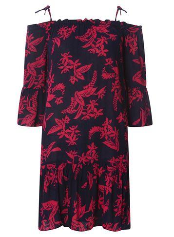 Dorothy Perkins Pink And Navy Floral Dress