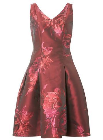 Dorothy Perkins *luxe Red Jacquard Prom Dress