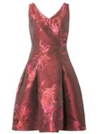 Dorothy Perkins *luxe Red Jacquard Prom Dress