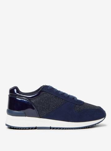 Dorothy Perkins Navy Indigo Trainers