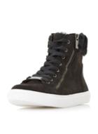 Dorothy Perkins *head Over Heels By Dune Everley Black Ladies Trainers