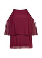 Billie & Blossom Berry Cold Shoulder Top