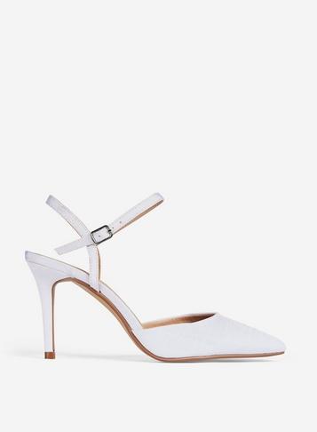 *showcase Ivory Elise Court Shoes