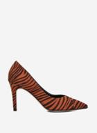 Dorothy Perkins Brown Tiger Print Dash Court Shoes