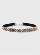 Dorothy Perkins Pearl And Rhinestone Choker Necklace