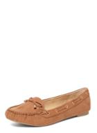 Dorothy Perkins Wide Fit Tan 'walty' Moccasin Loafers